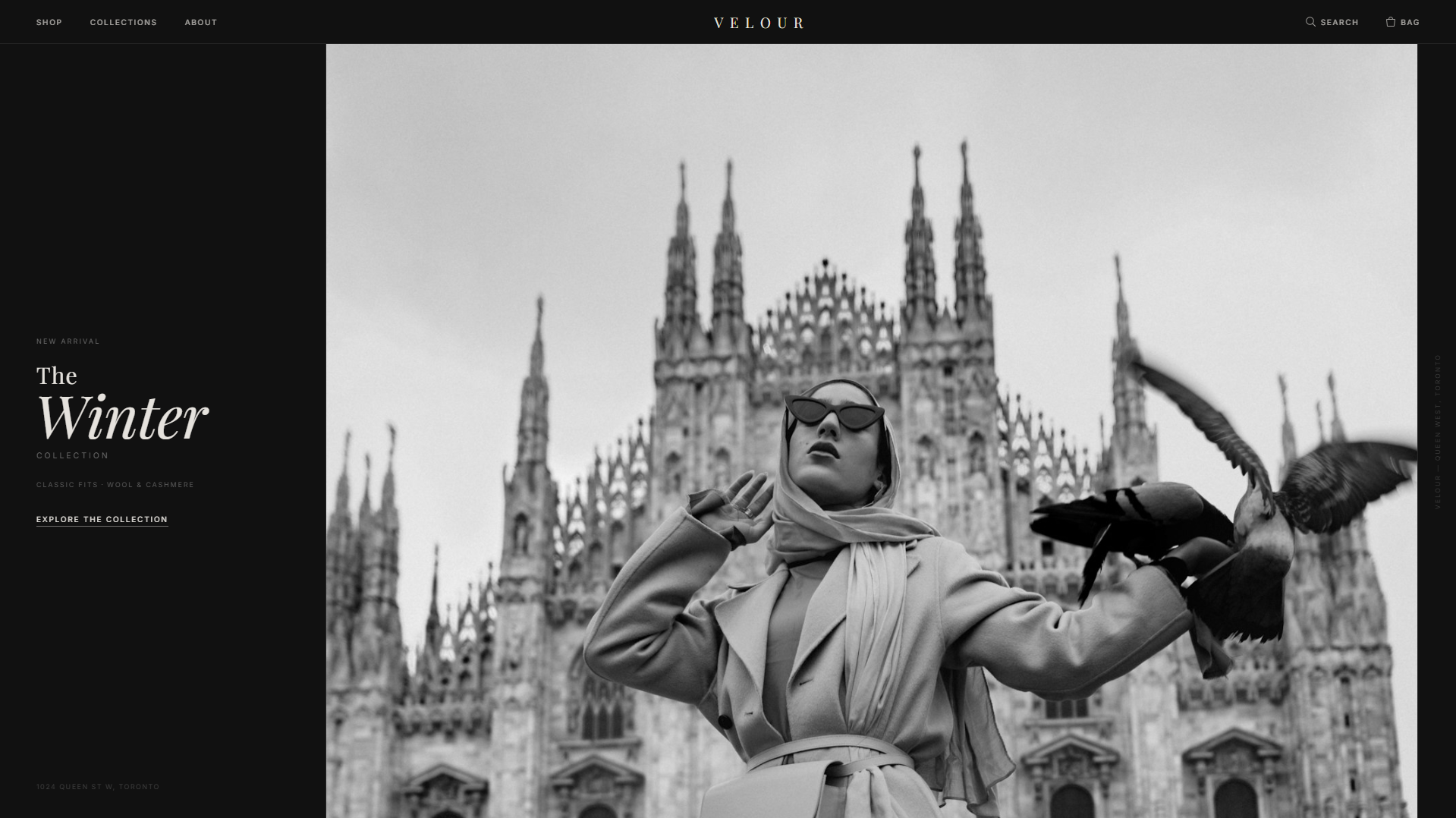 Velour — Fashion website by Hexa Media